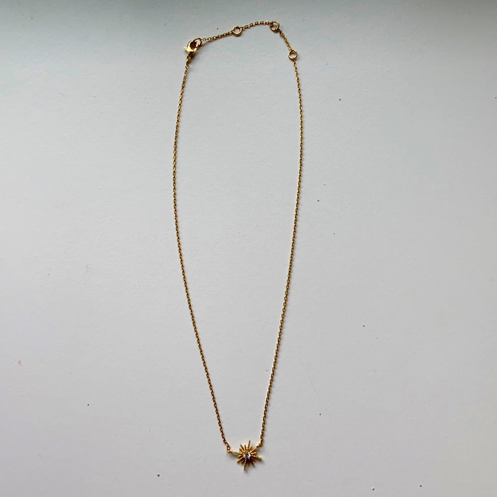 gold sun necklace